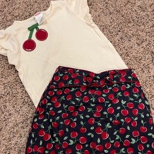 Gymboree Size 3 Cherry Outfit